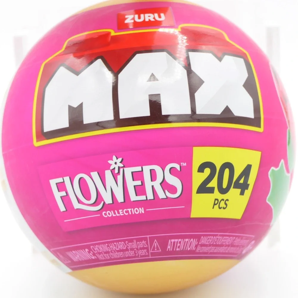 Zuru MAX Flowers Collection Capsule Building Toy 4 Pack - 204/212/232/243 Pcs